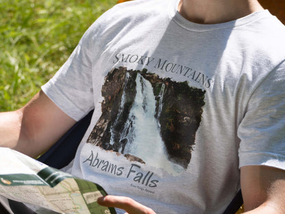 Abrams Falls Smoky Mountains Unisex T-Shirt Inspired by the Great Smoky Mountains National Park