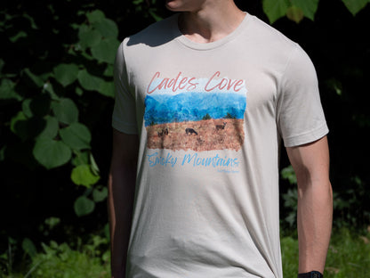 Cades Cove Smoky Mountains Unisex T-Shirt Inspired by the Great Smoky Mountains National Park