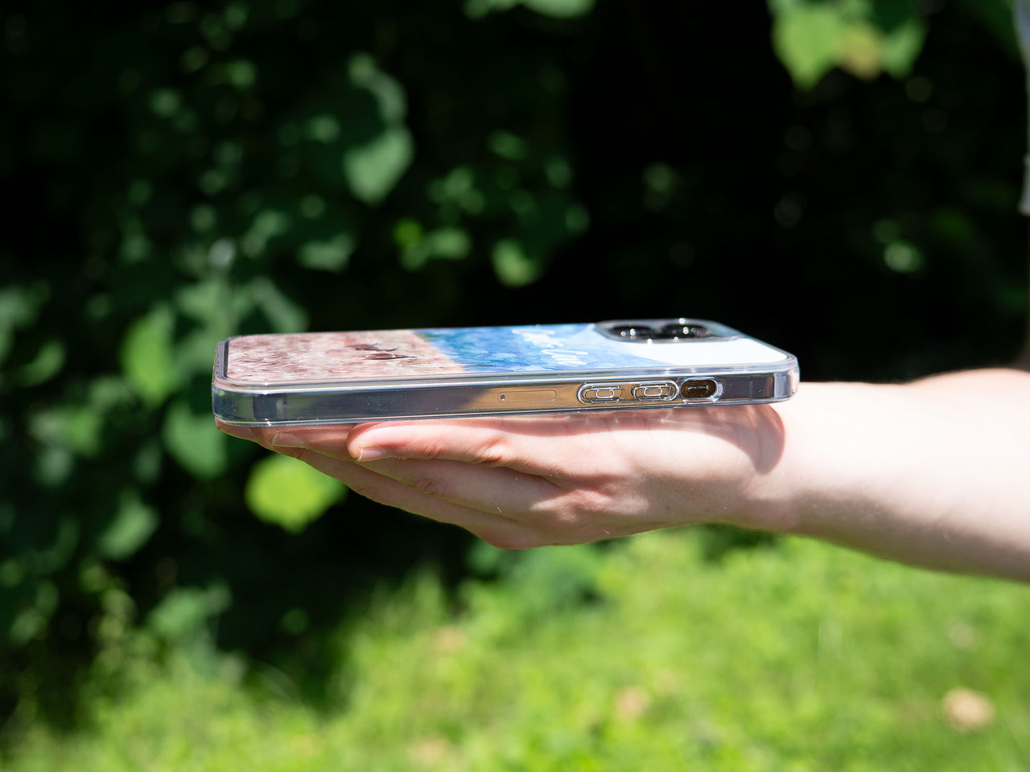 Cades Cove Clear Case for iPhone Inspired by the Great Smoky Mountains National Park