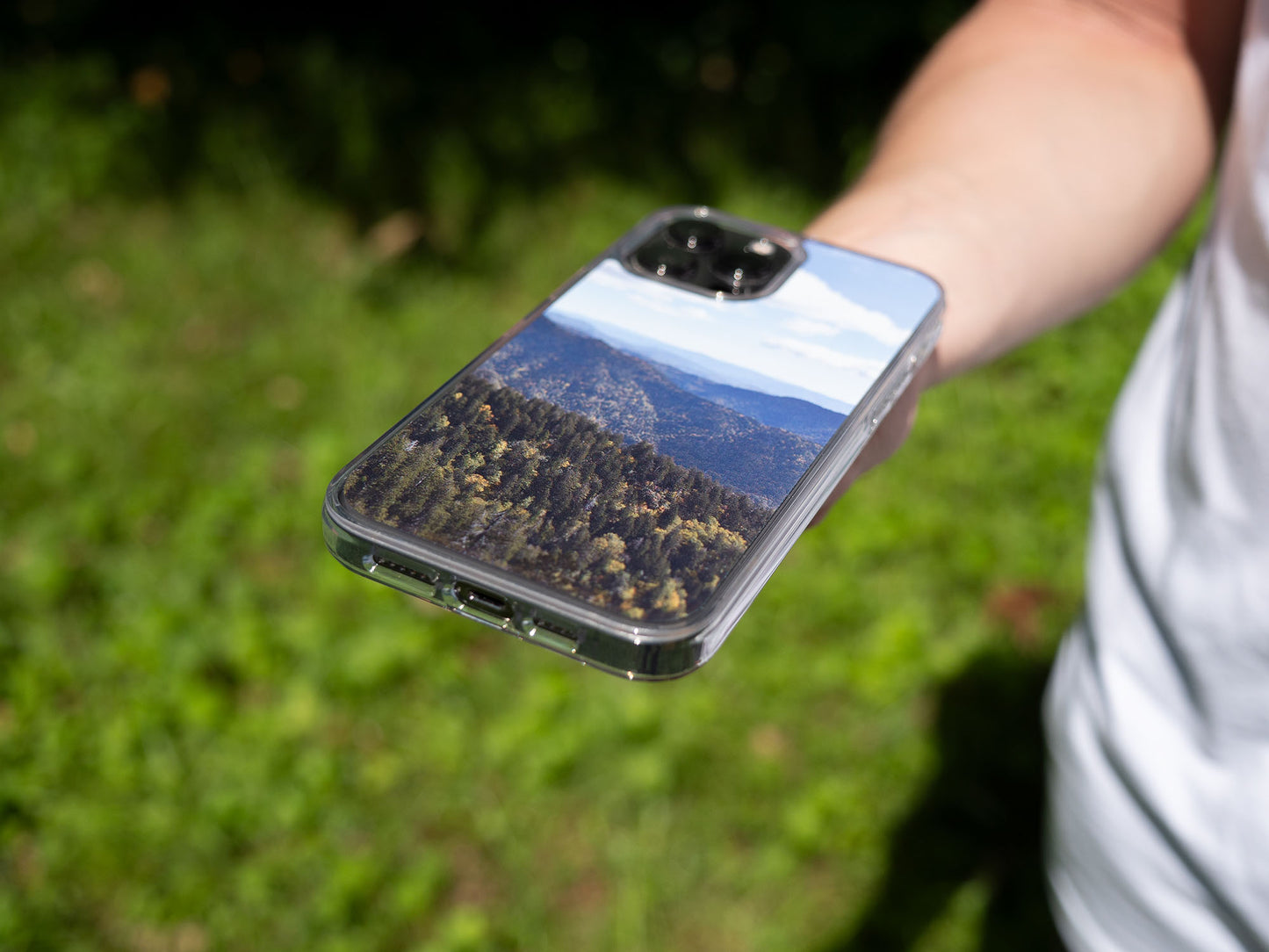 Mount Le Conte Smoky Mountains Clear Case for iPhone Inspired by the Great Smoky Mountains National Park