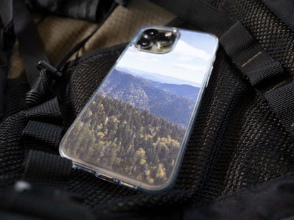 Mount Le Conte Smoky Mountains Clear Case for iPhone Inspired by the Great Smoky Mountains National Park