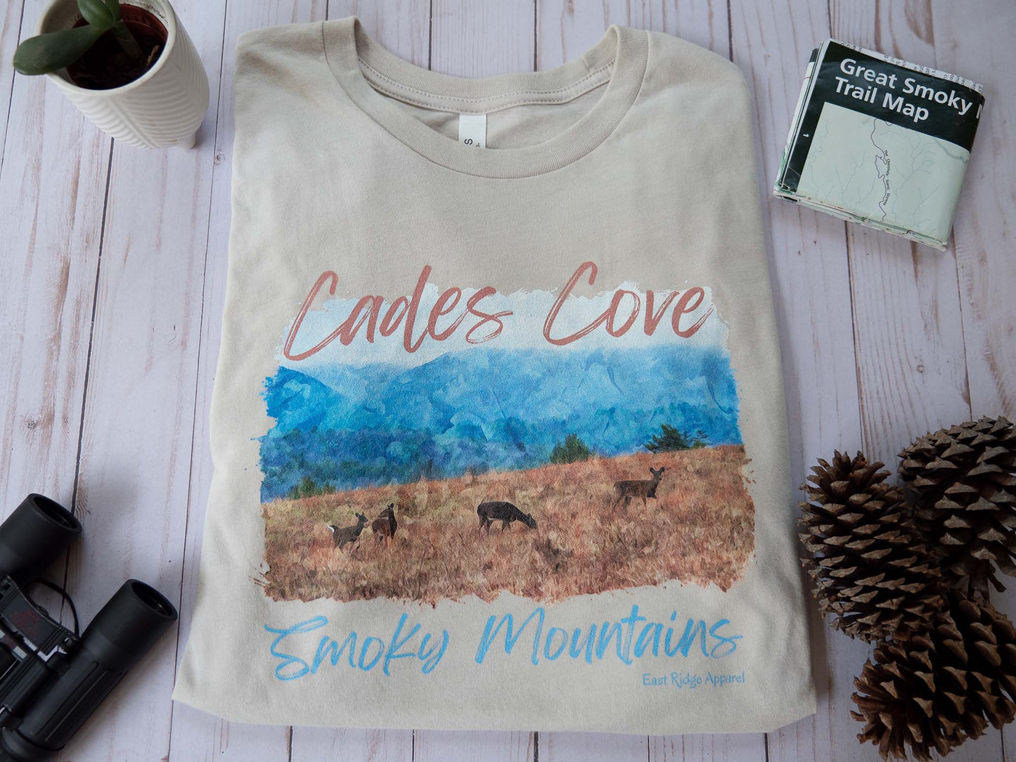 Cades Cove Smoky Mountains Unisex T-Shirt Inspired by the Great Smoky Mountains National Park