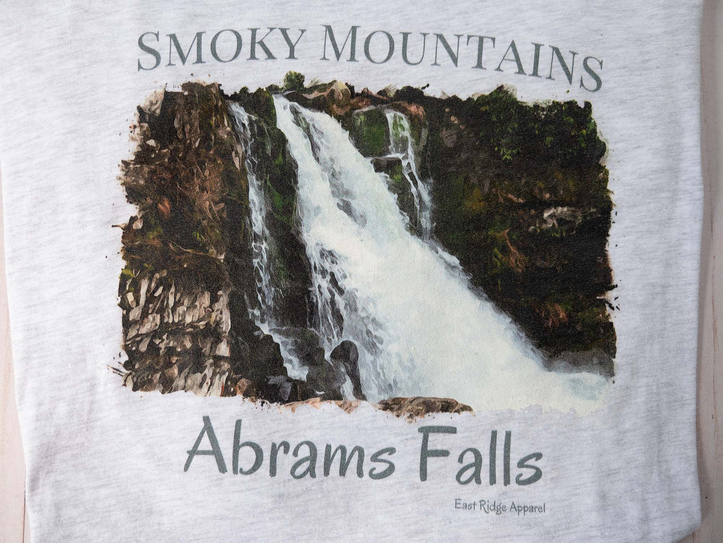 Abrams Falls Smoky Mountains Unisex T-Shirt Inspired by the Great Smoky Mountains National Park