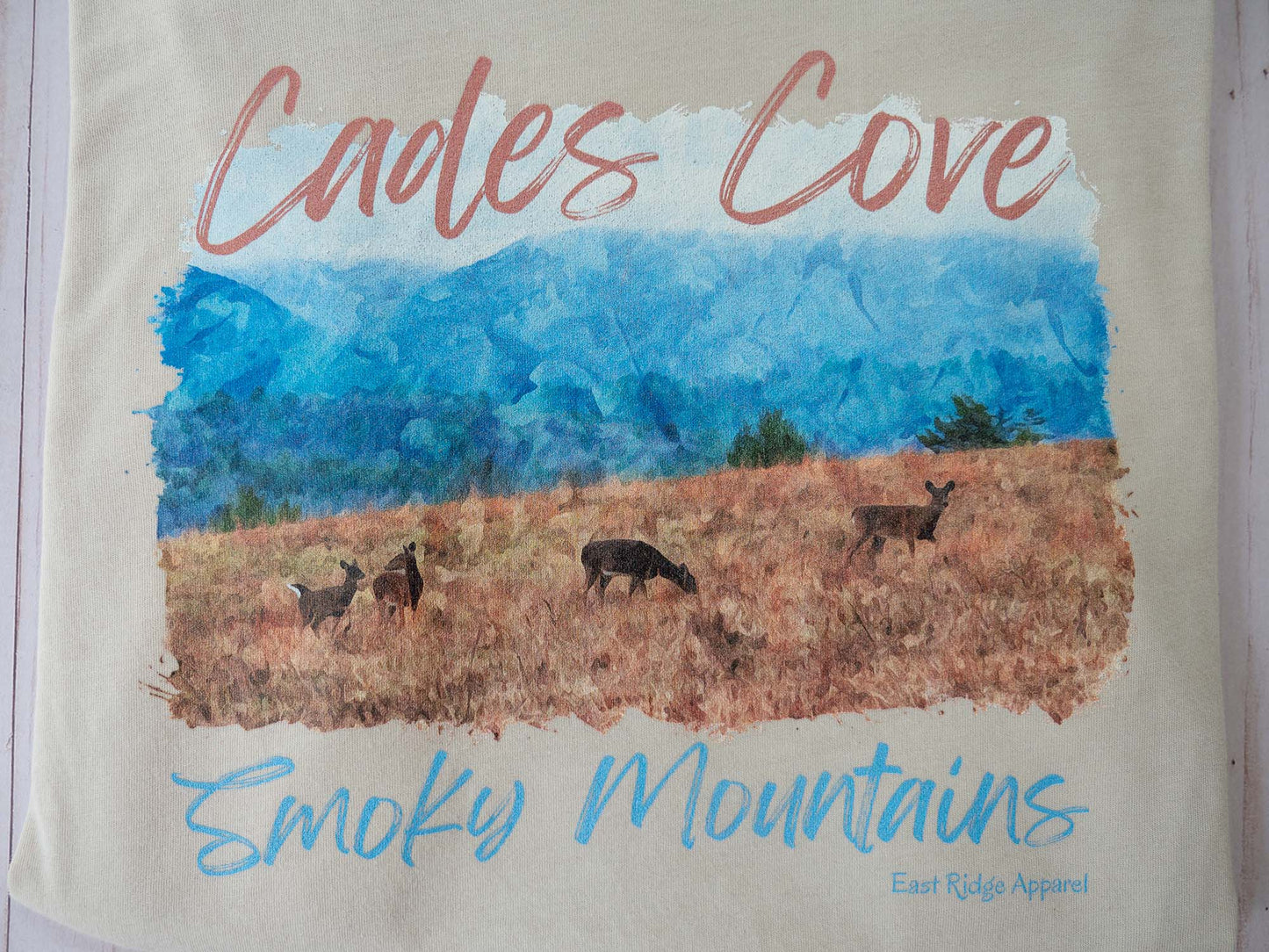 Cades Cove Smoky Mountains Unisex T-Shirt Inspired by the Great Smoky Mountains National Park