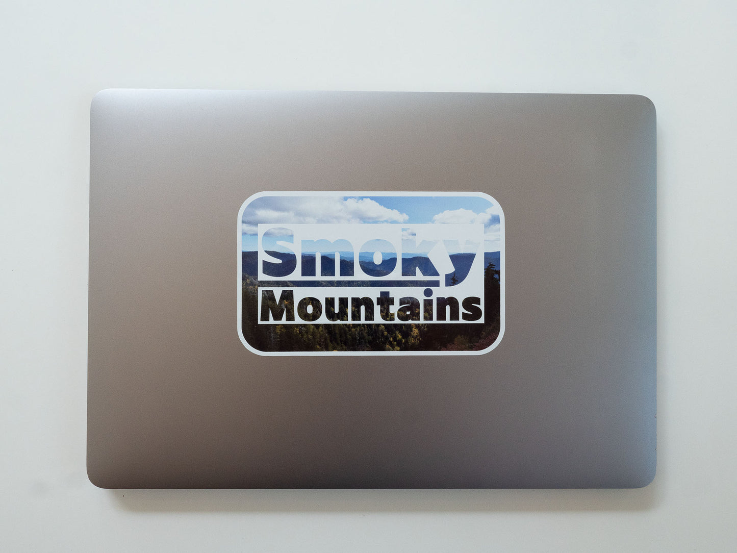 Great Smoky Mountains National Park Sticker 5.5" x 5.5" that Incorporates Picture of Mount Le Conte