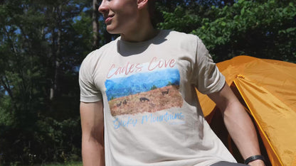 Cades Cove Smoky Mountains Unisex T-Shirt Inspired by the Great Smoky Mountains National Park